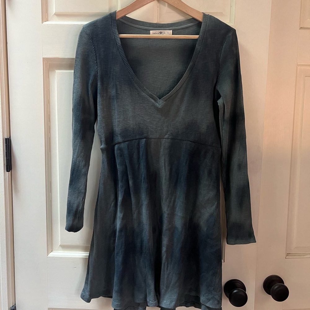 Natural Life Ribbed Tunic Dress small